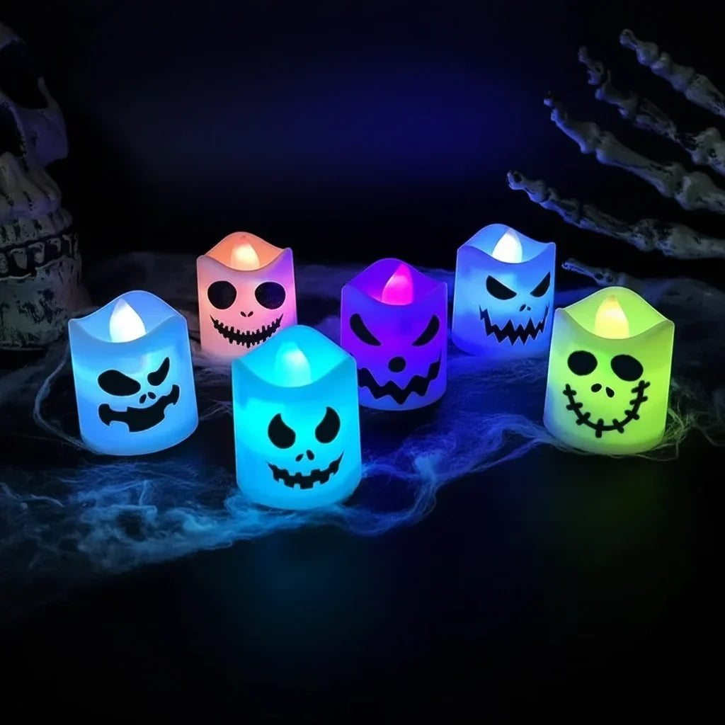 Color-Changing LED Candles Set Halloween Decoration