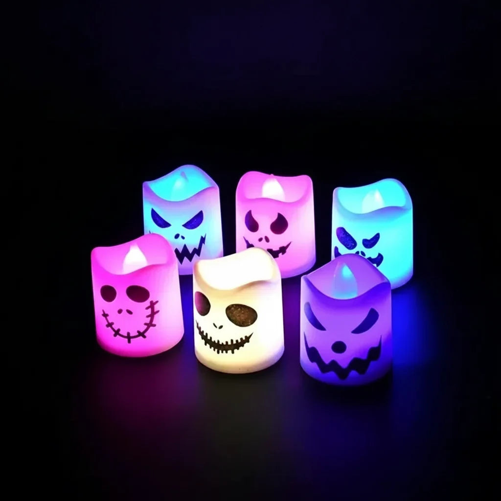 Color-Changing LED Candles Set Halloween Decoration