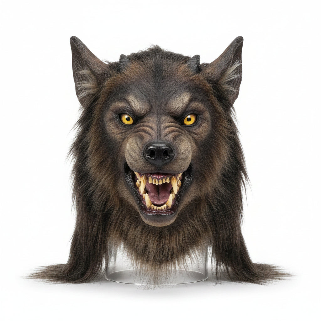 Furry Werewolf Mask Unisex Halloween Cosplay Costume