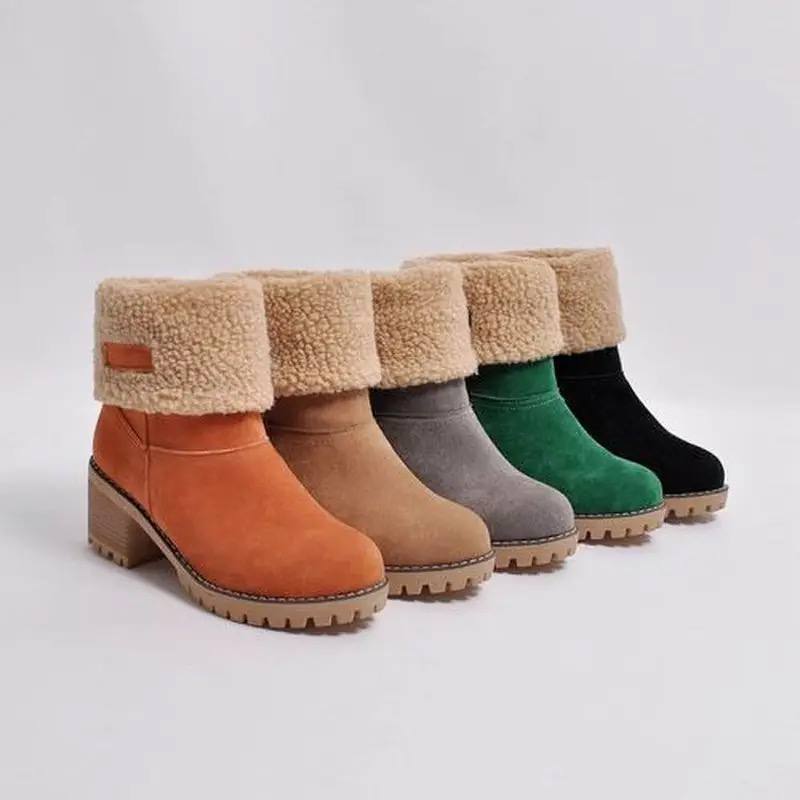 Ella | Botas de lana hasta media pantorrilla