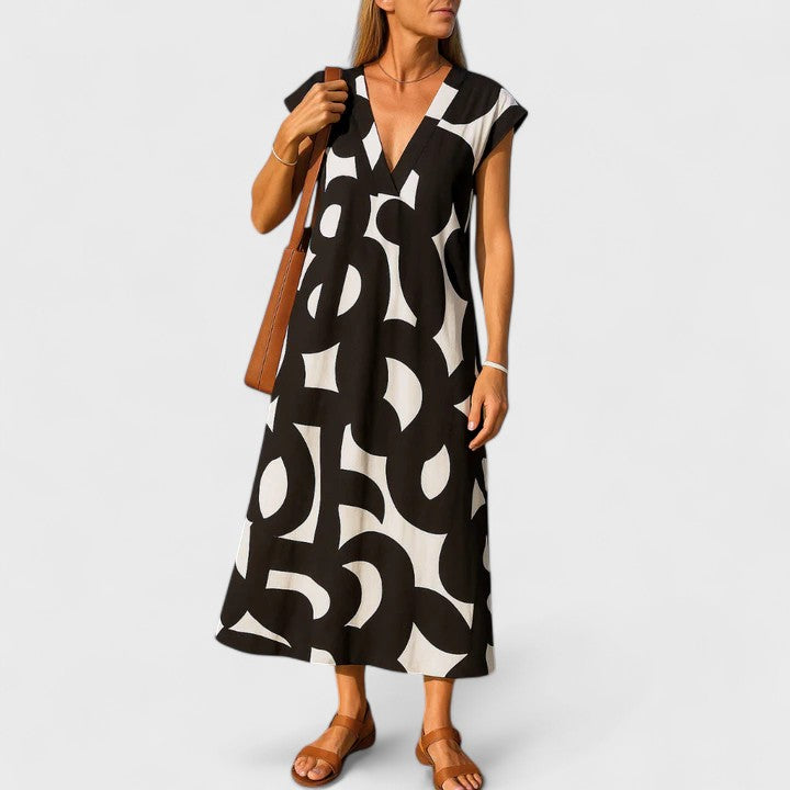 Lily | Flowing V-Neck Dress