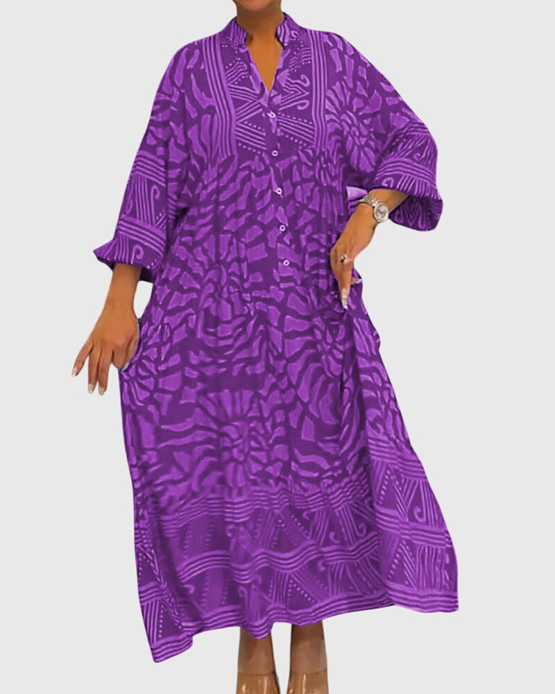 Lily | Maxi Dress With Elegant Print