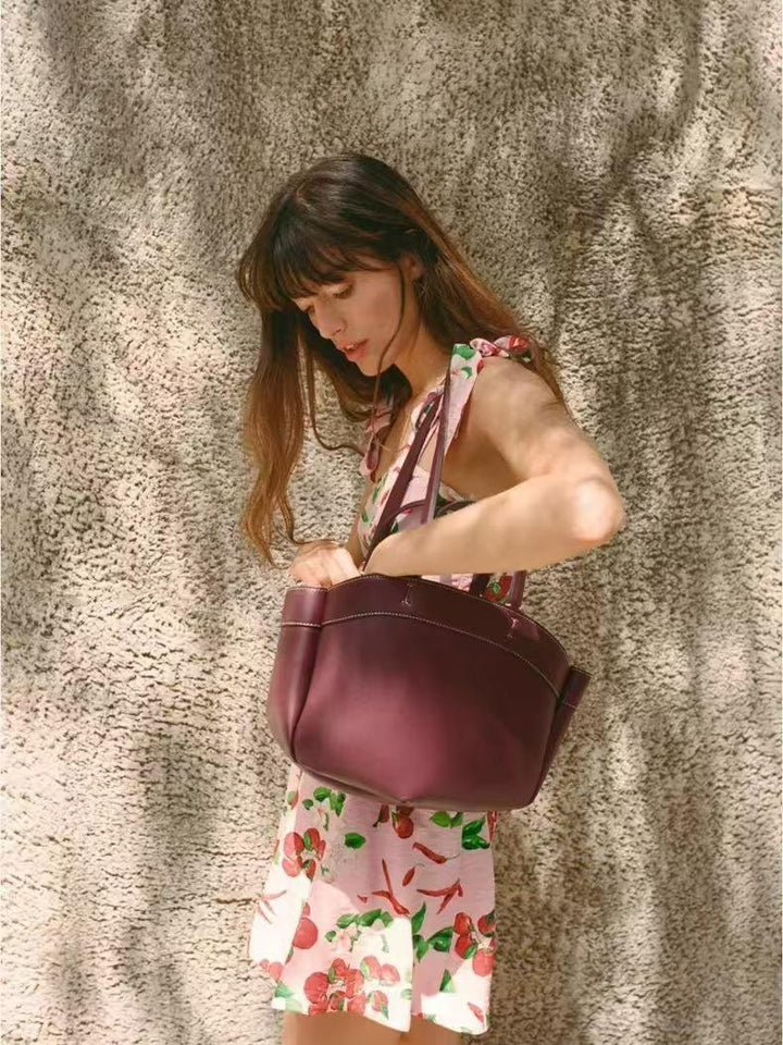 Large Capacity PU Leather Crossbody Handbag