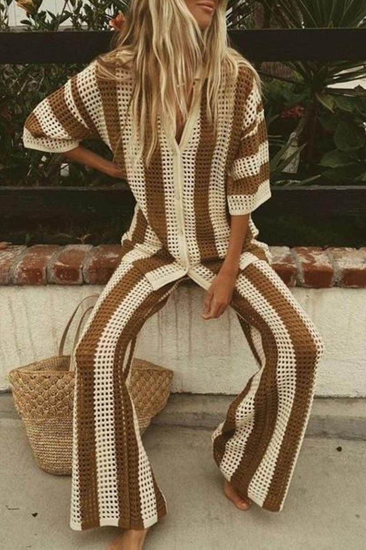 Elara Striped Set