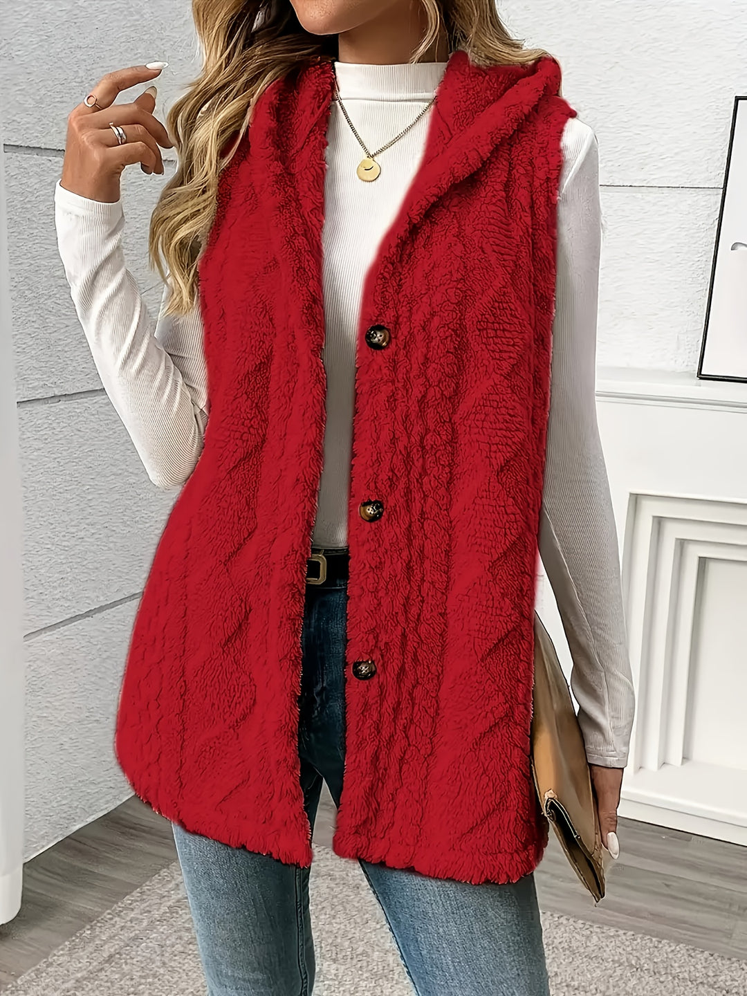 Sidonie Elegant Women's Hooded Vest