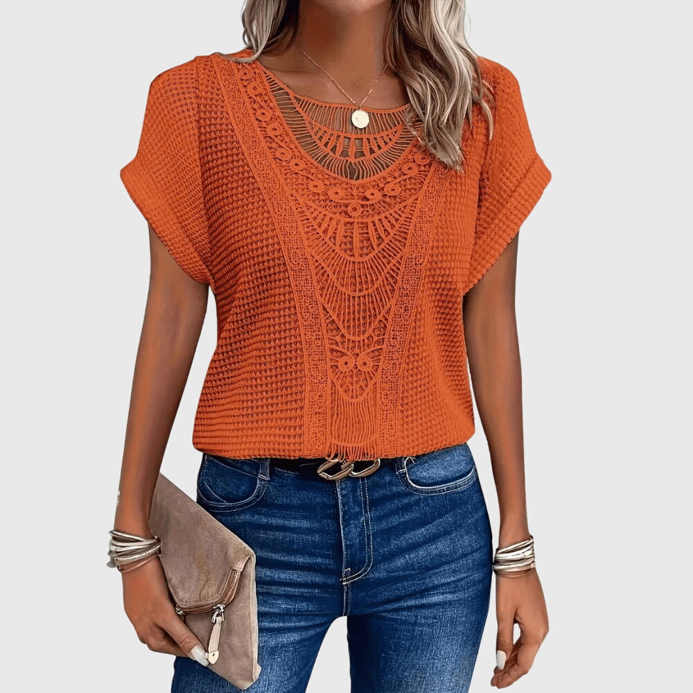 Lily | Elegante Bluse im Ibiza-Stil