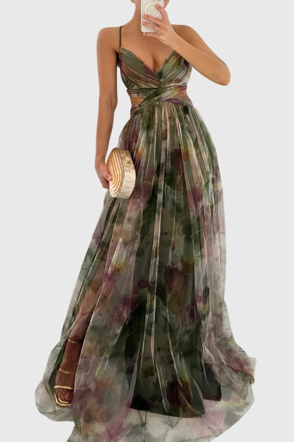Lilie | Blumiges Maxikleid