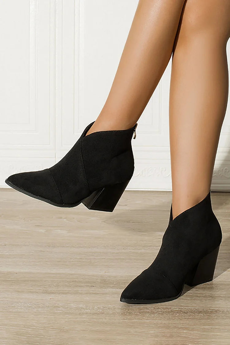 BOTA DE TOBILLO PUNTEAGUDA CON EFECTO ANTE