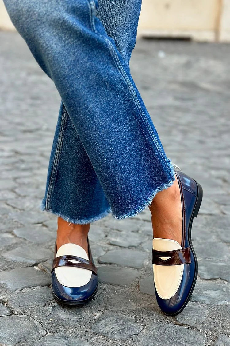 MOCASÍN ELEGANTE BICOLOR