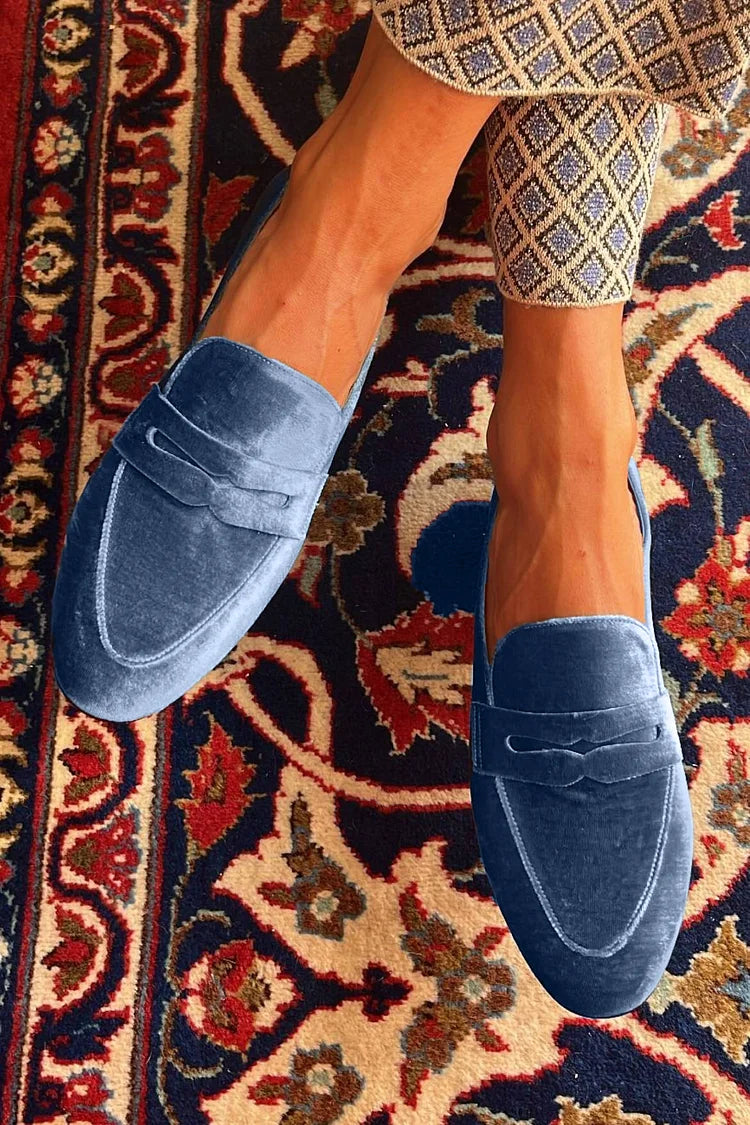 MOCASÍN CLÁSICO DE TERCIOPELO