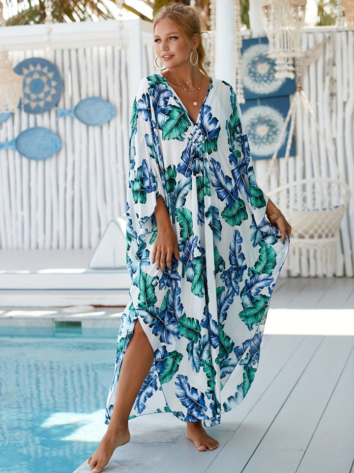 Charlotte - Tropical Bamboo Dress