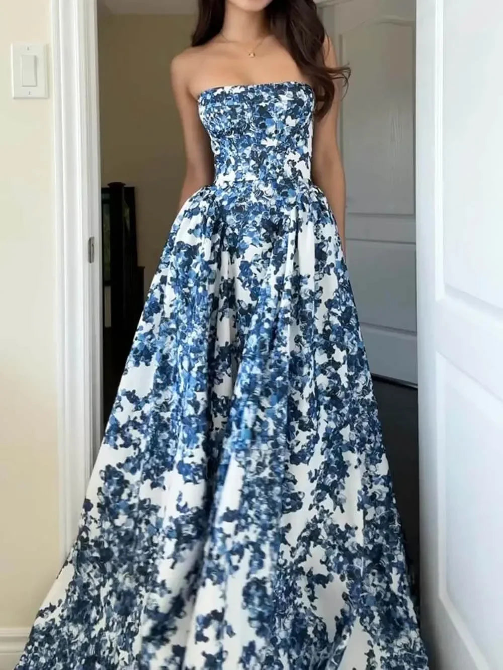 Celina Strapless Maxi Dress