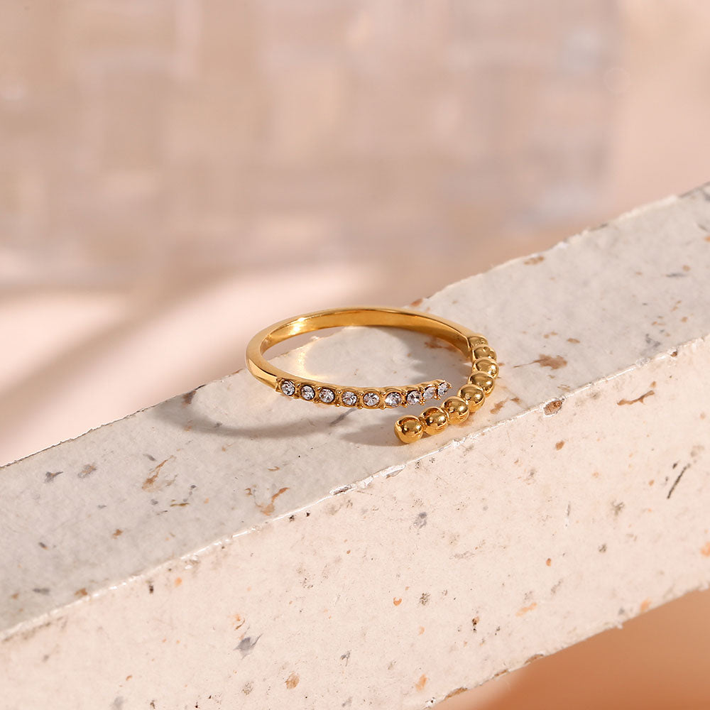 Clara | Glanzring 18K Gold