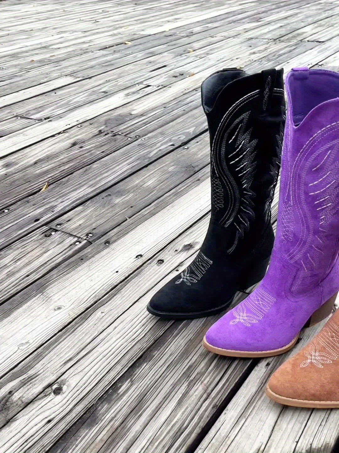 Sofía | Botas de ante medianoche
