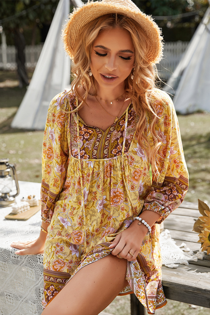 Verena Print Bohemian Dress