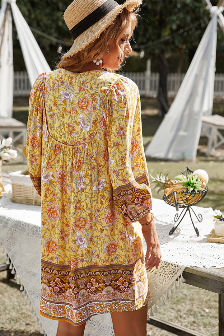 Verena Print Bohemian Dress