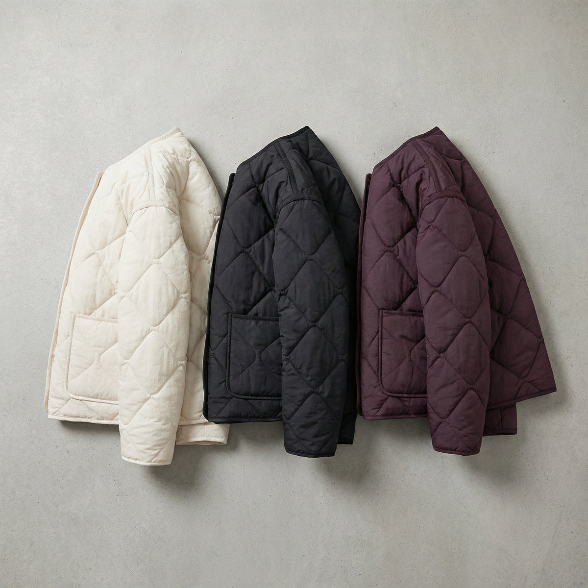 Chaqueta de punto de mezcla de lana para mujer, corte corto entallado