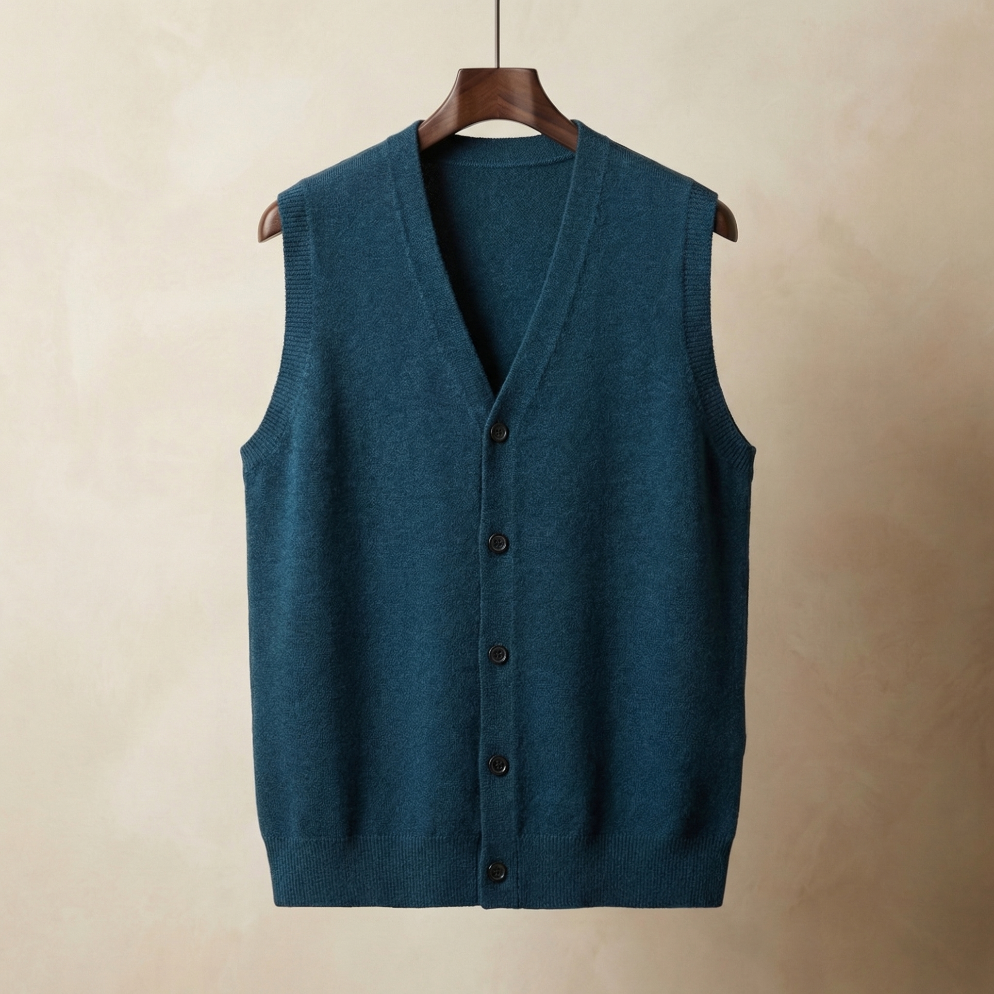 Women's Knitted Vest Sleeveless Crossover Front