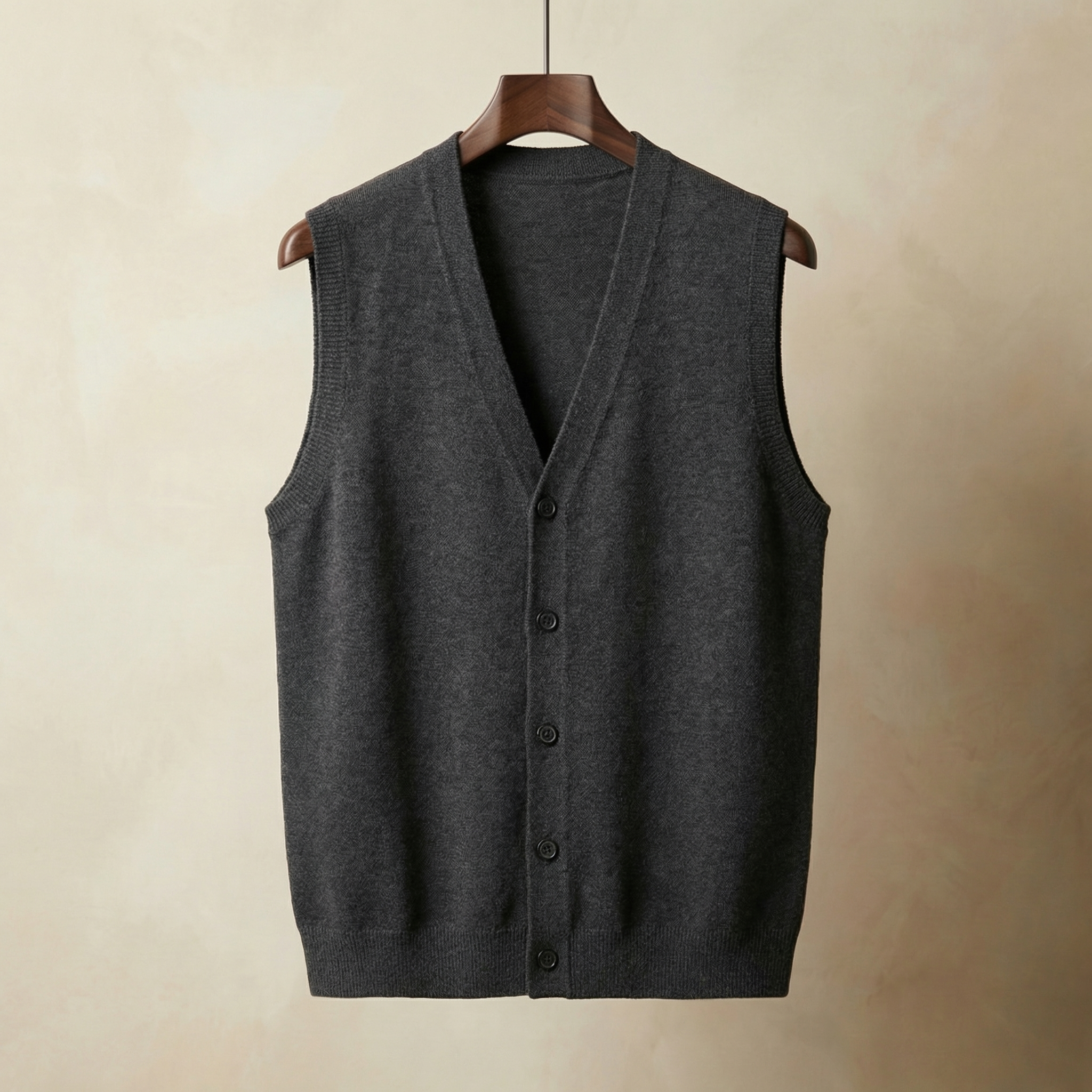 Women's Knitted Vest Sleeveless Crossover Front