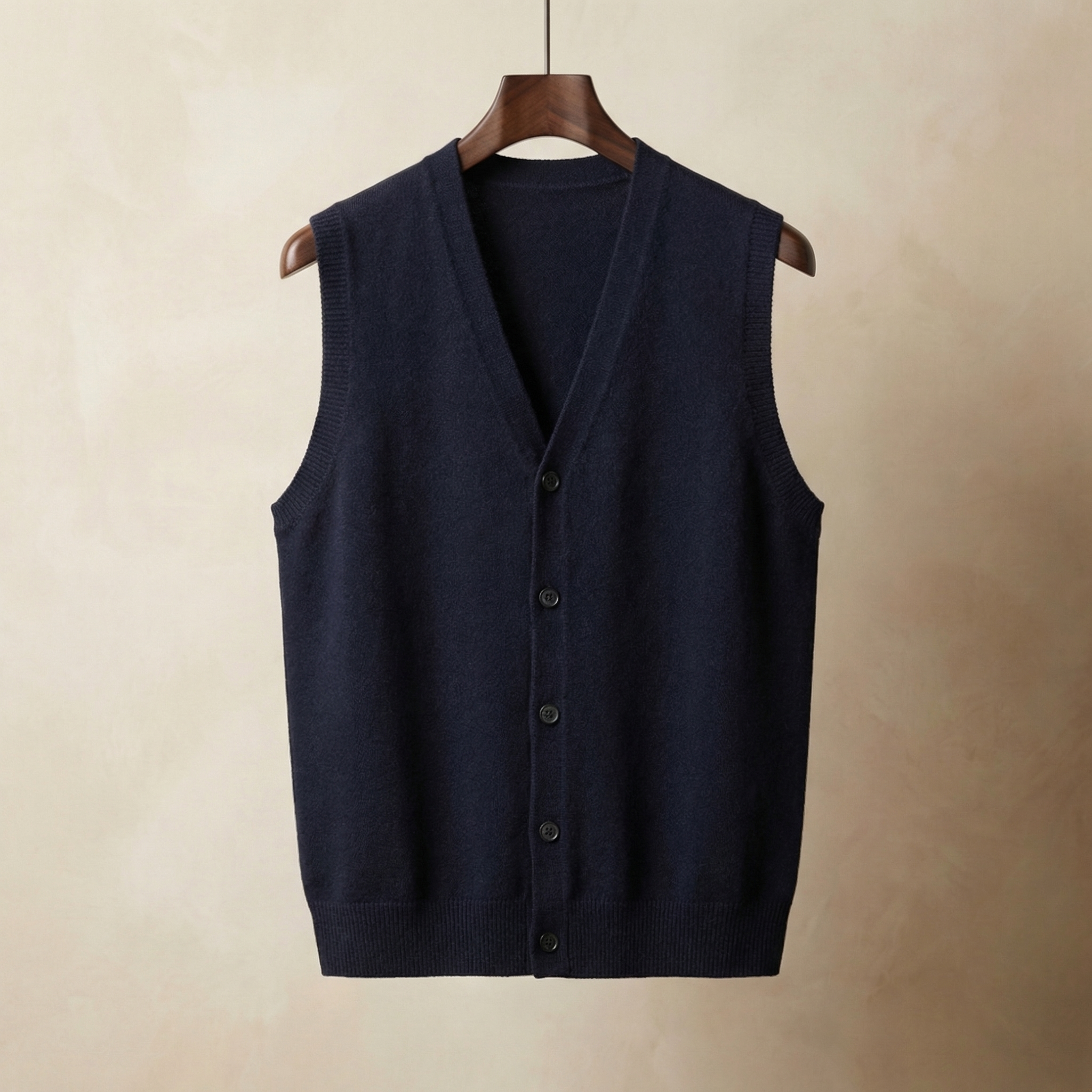 Women's Knitted Vest Sleeveless Crossover Front