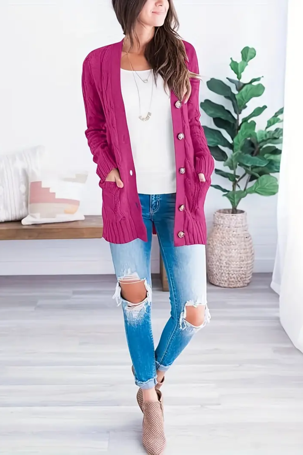 Arietta Plus Size Cardigan