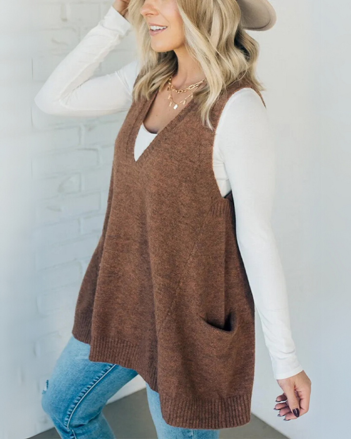 Shina Cozy Knit Vest