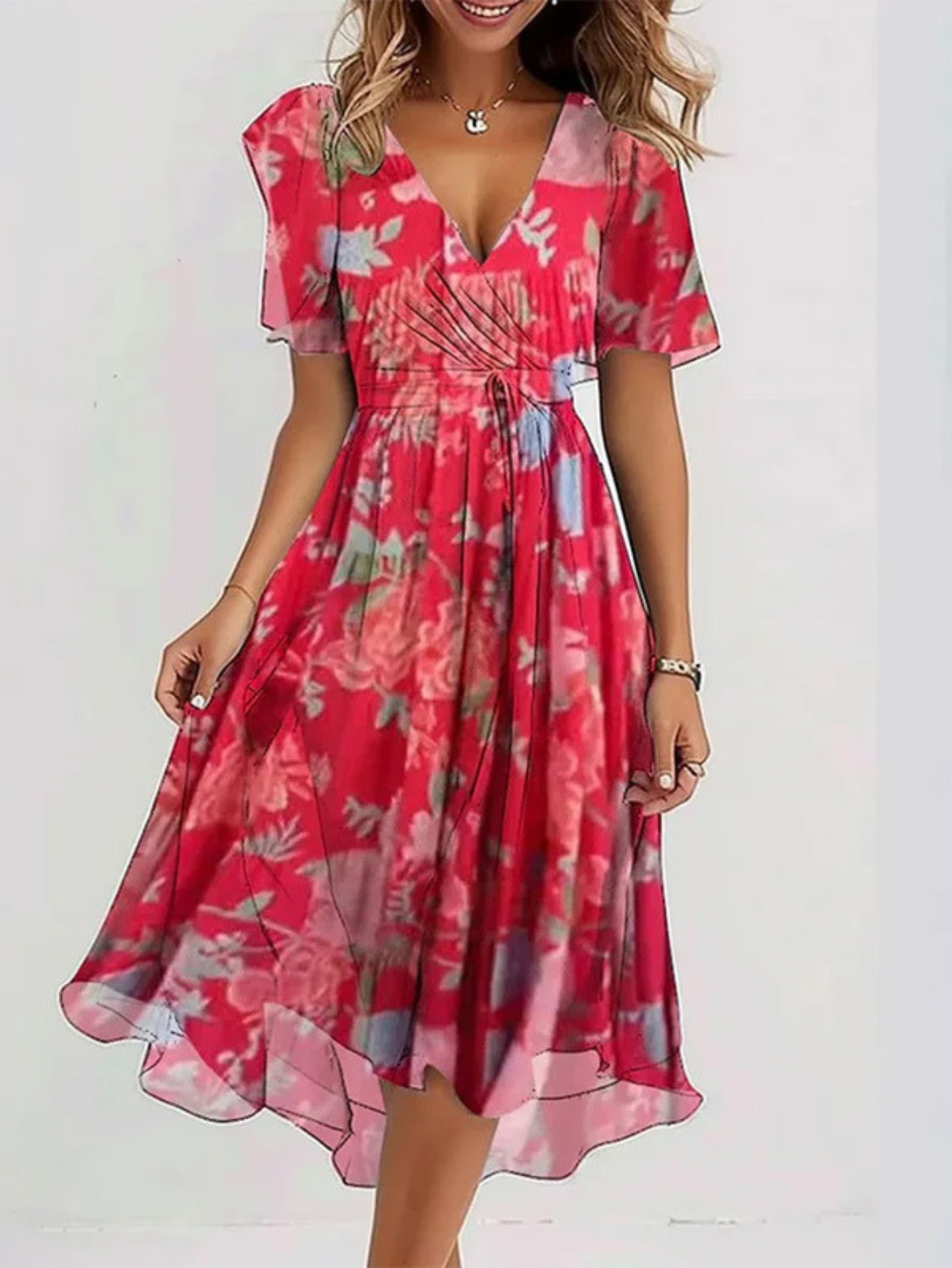 Annie | Summer Dress With Belly Cover