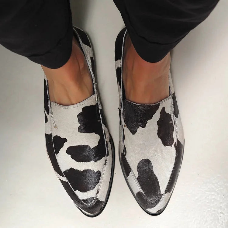 Becca | Slip-On con stampa mucca