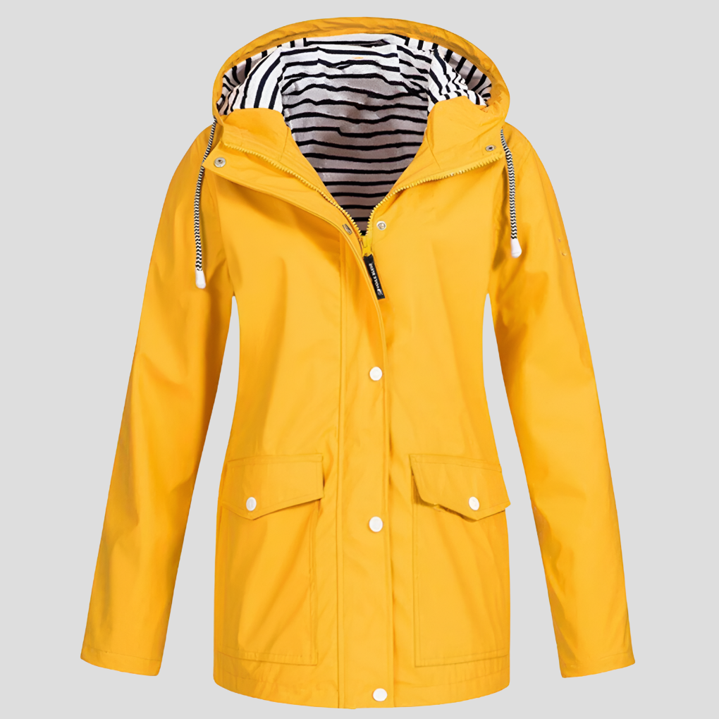 Women's Hooded Jacket Water-Resistant Taped Seams