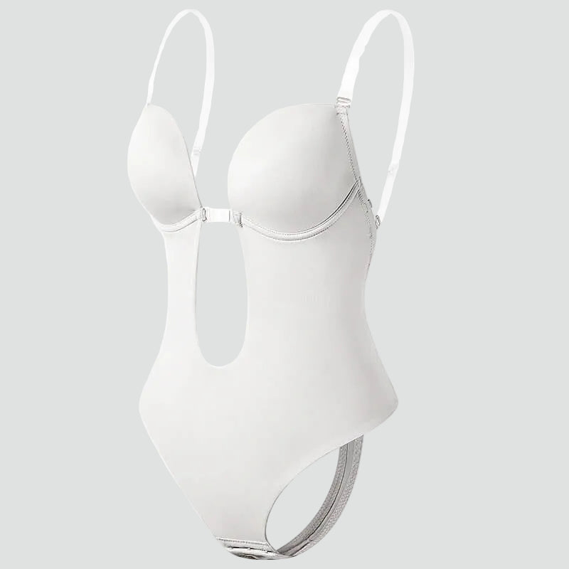 Women's Shaping Bodysuit with Deep V-Neckline