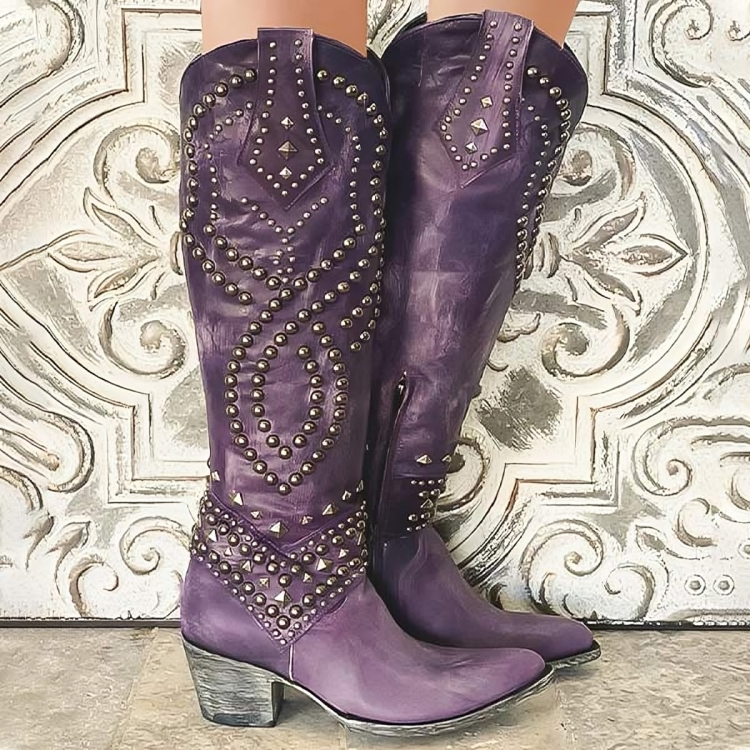 Addison | Botas occidentales hasta la rodilla