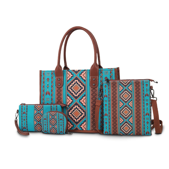 4pcs Large Capacity Bohemian Bag Set