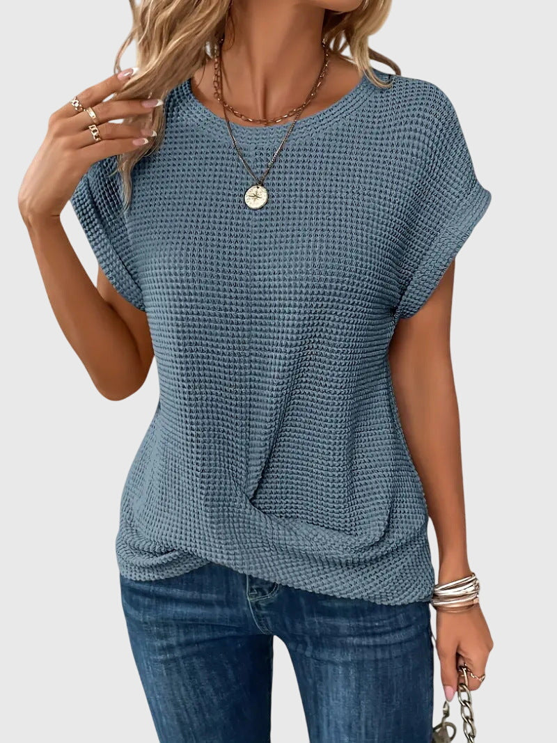 Lily | Elegante Bluse mit Rundhalsausschnitt