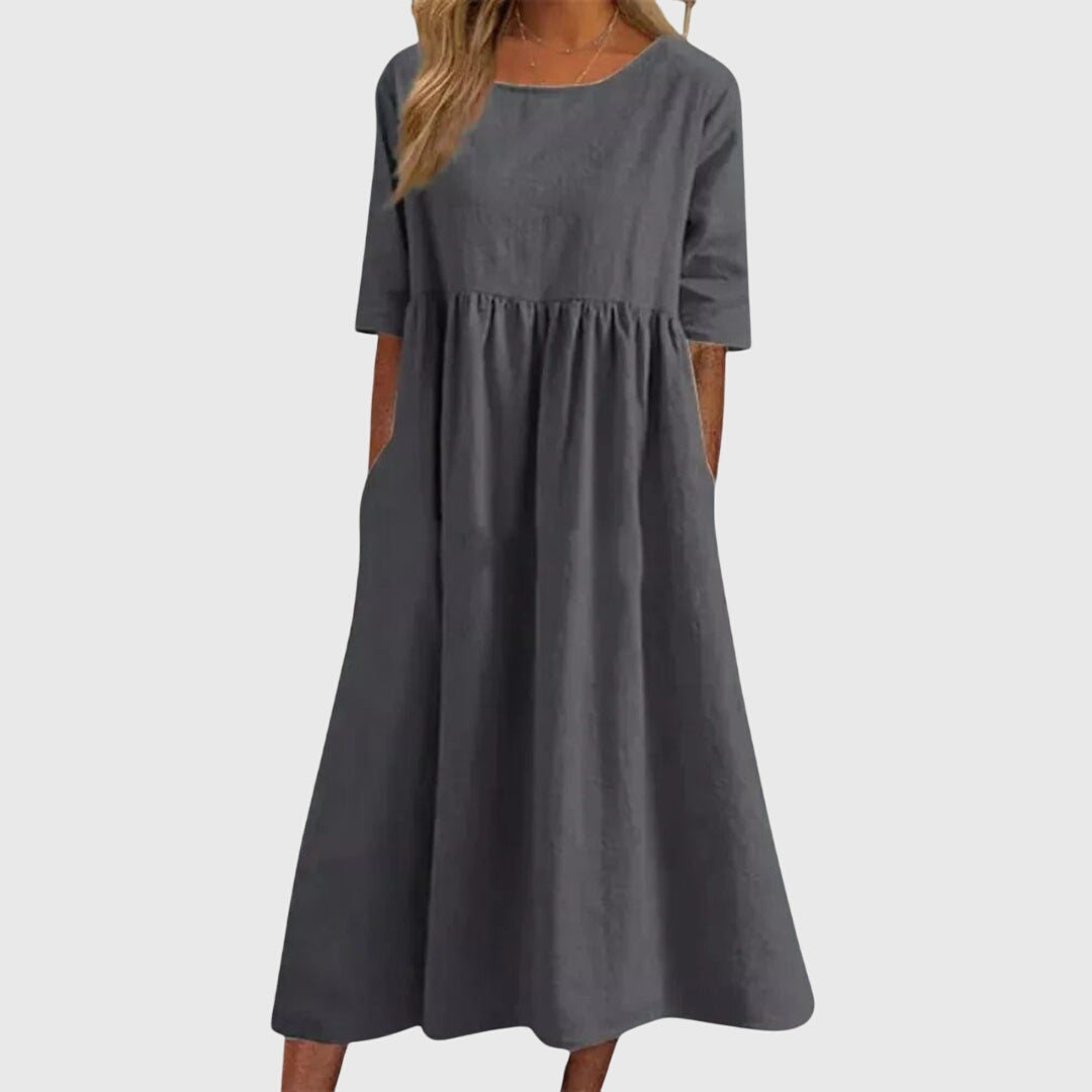 Lily | Elegant Short-Sleeved Dress
