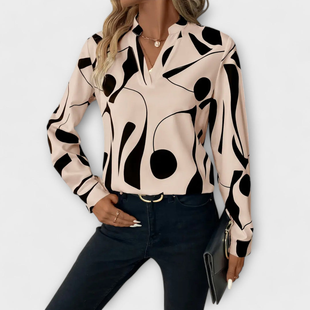 Celine Elegant Blouse With Design