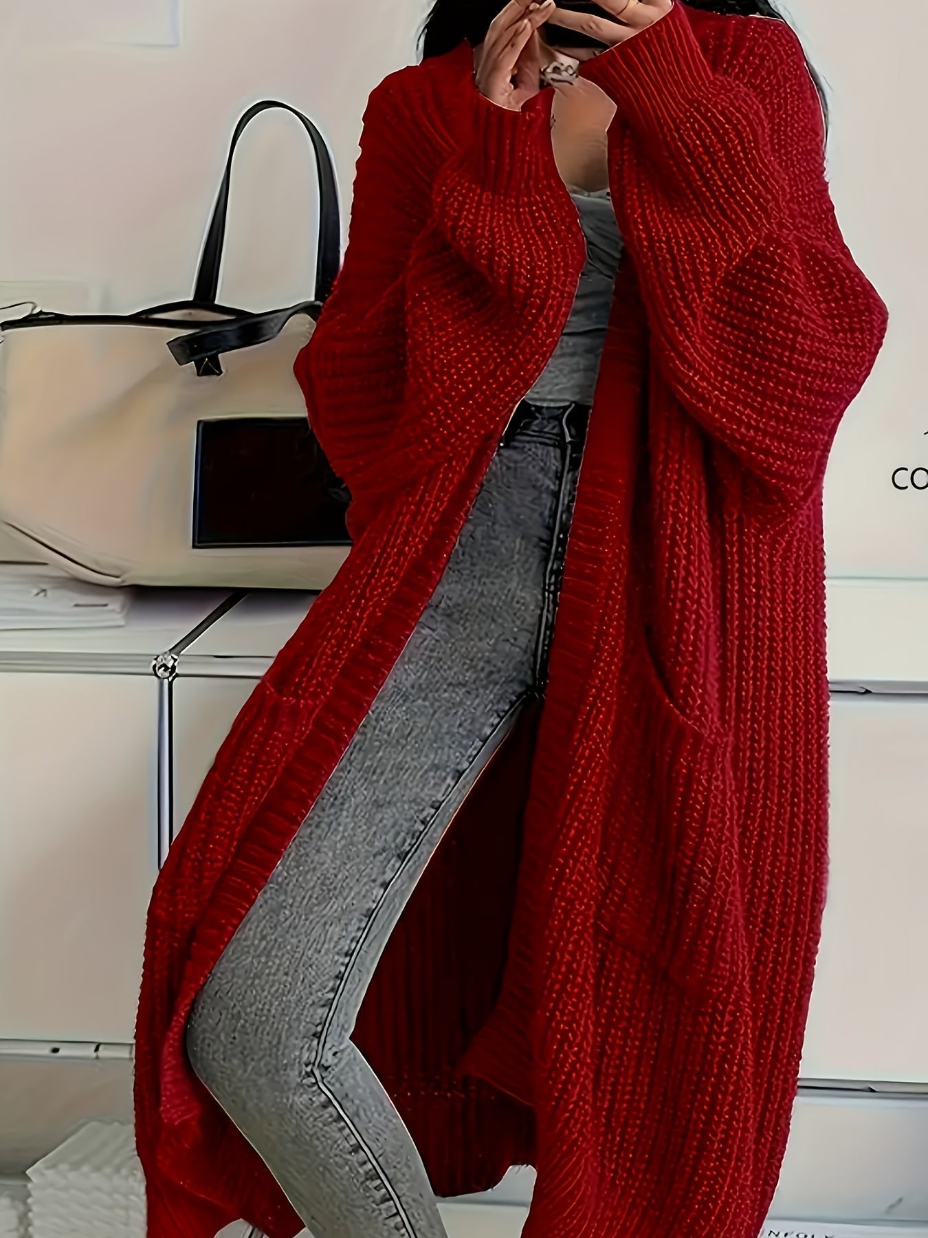 Alice | Cardigan lungo confortevole e sicuro di sé