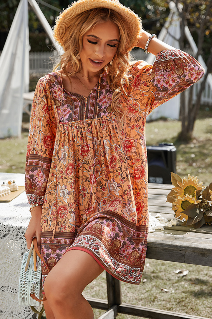 Verena Print Bohemian Dress