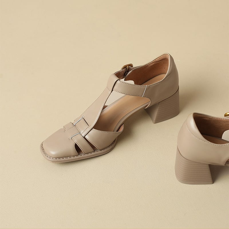 Lily | Square Toe Sandals