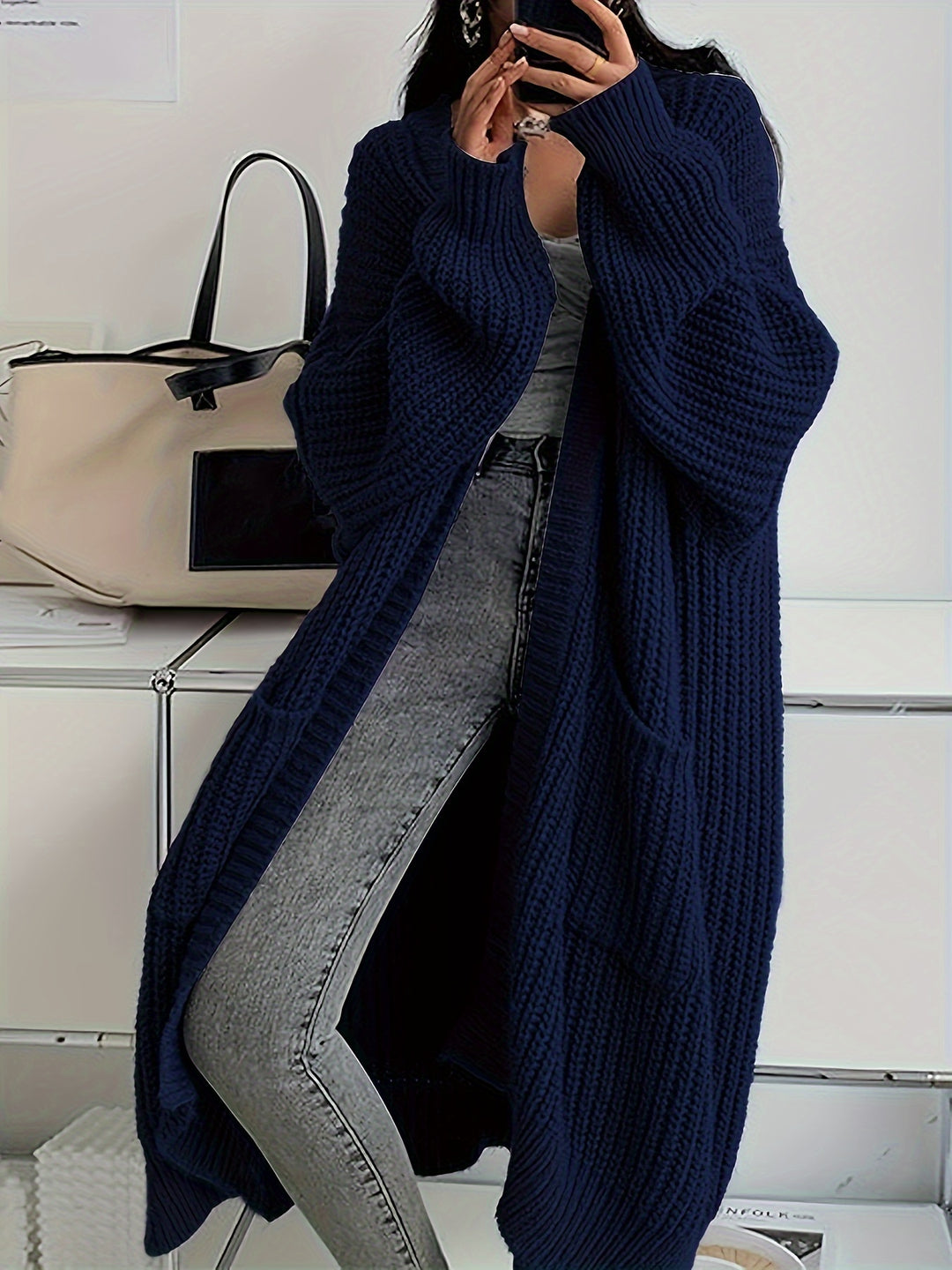 Rowena Front Open  Knitted Cardigan