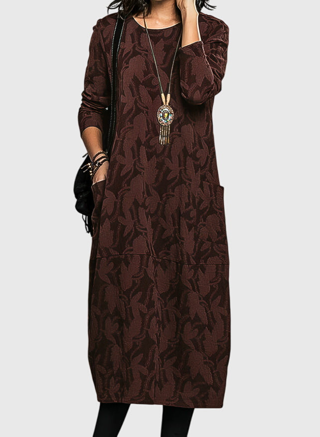 Lily | Legeres Kleid mit rundem Ausschnitt