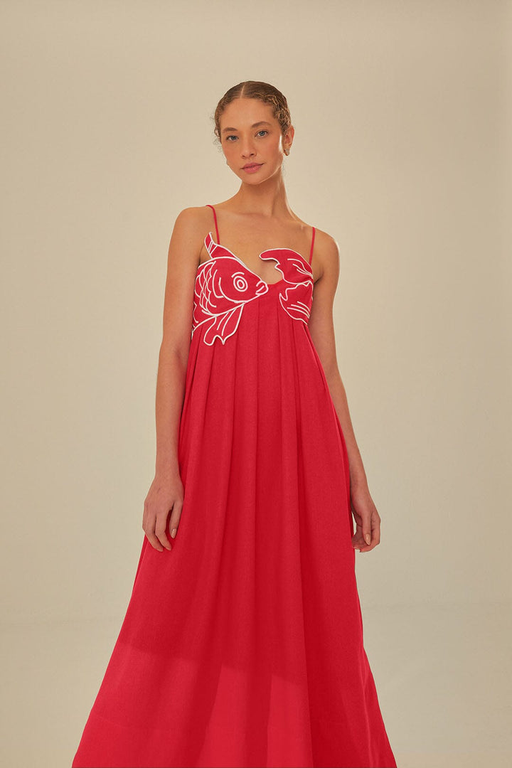 Cheri Koi Maxi Dress