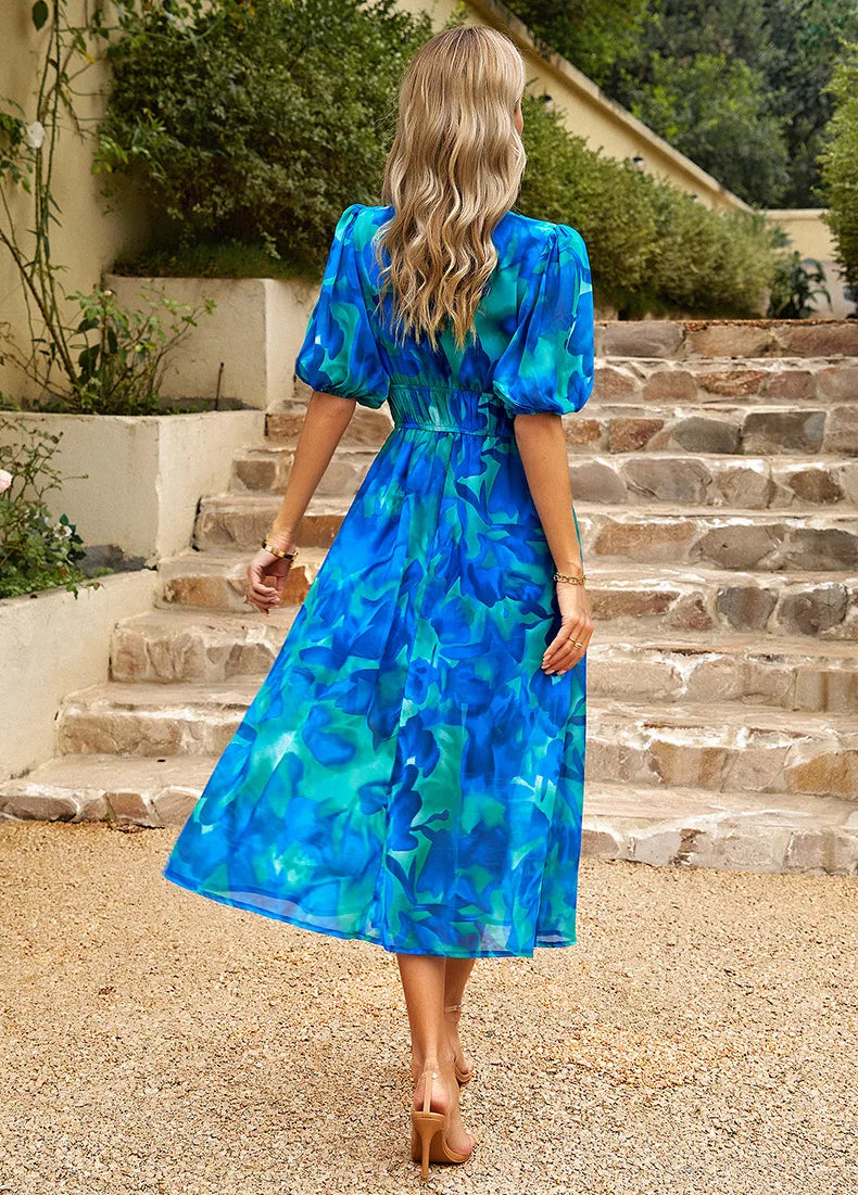 CHELSEA Floral Midi Dress