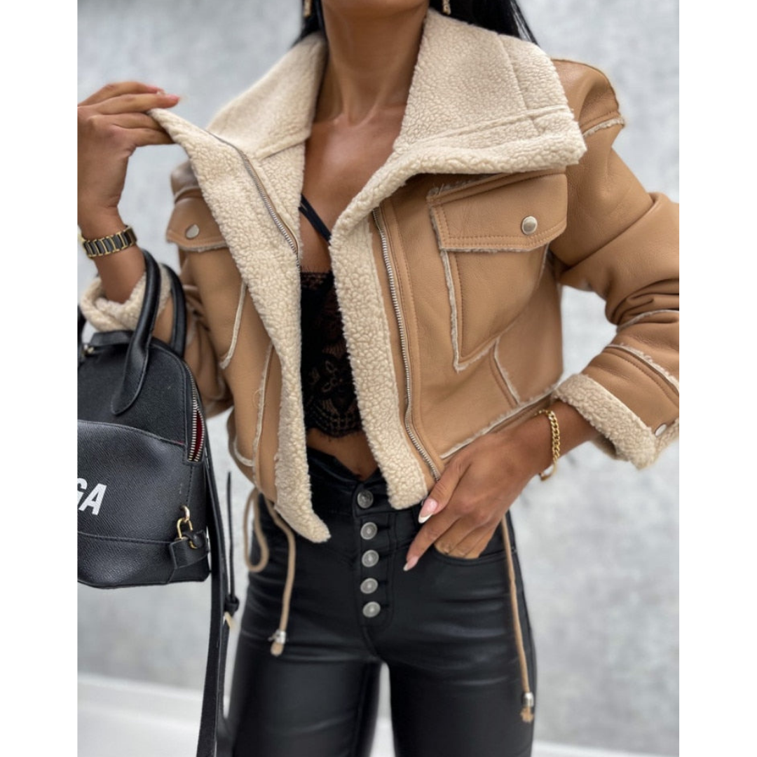 Women's Short Aviator Jacket