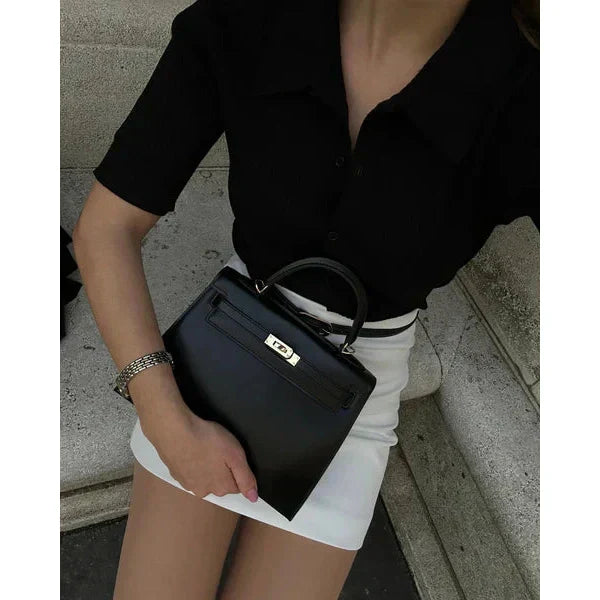 Lily | Borsa a mano elegante in pelle lavorata a mano