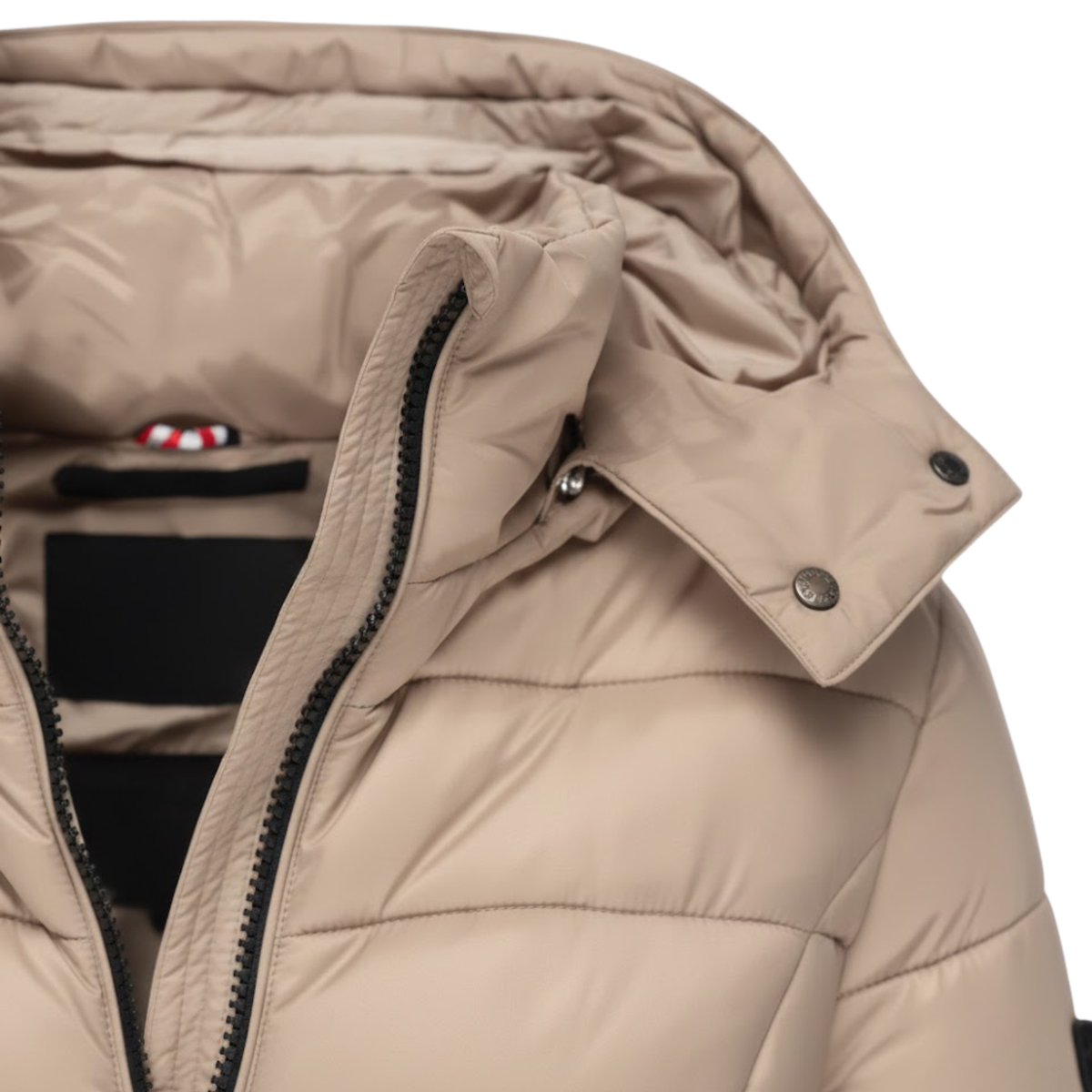 Women's Mid-Length Quilted Parka Hooded Slim Winter Style