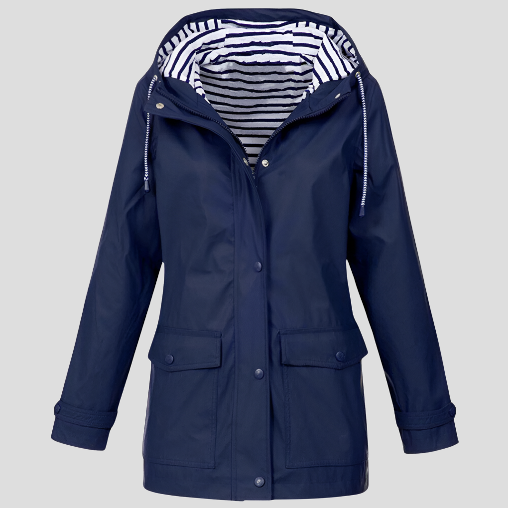 Women's Hooded Jacket Water-Resistant Taped Seams