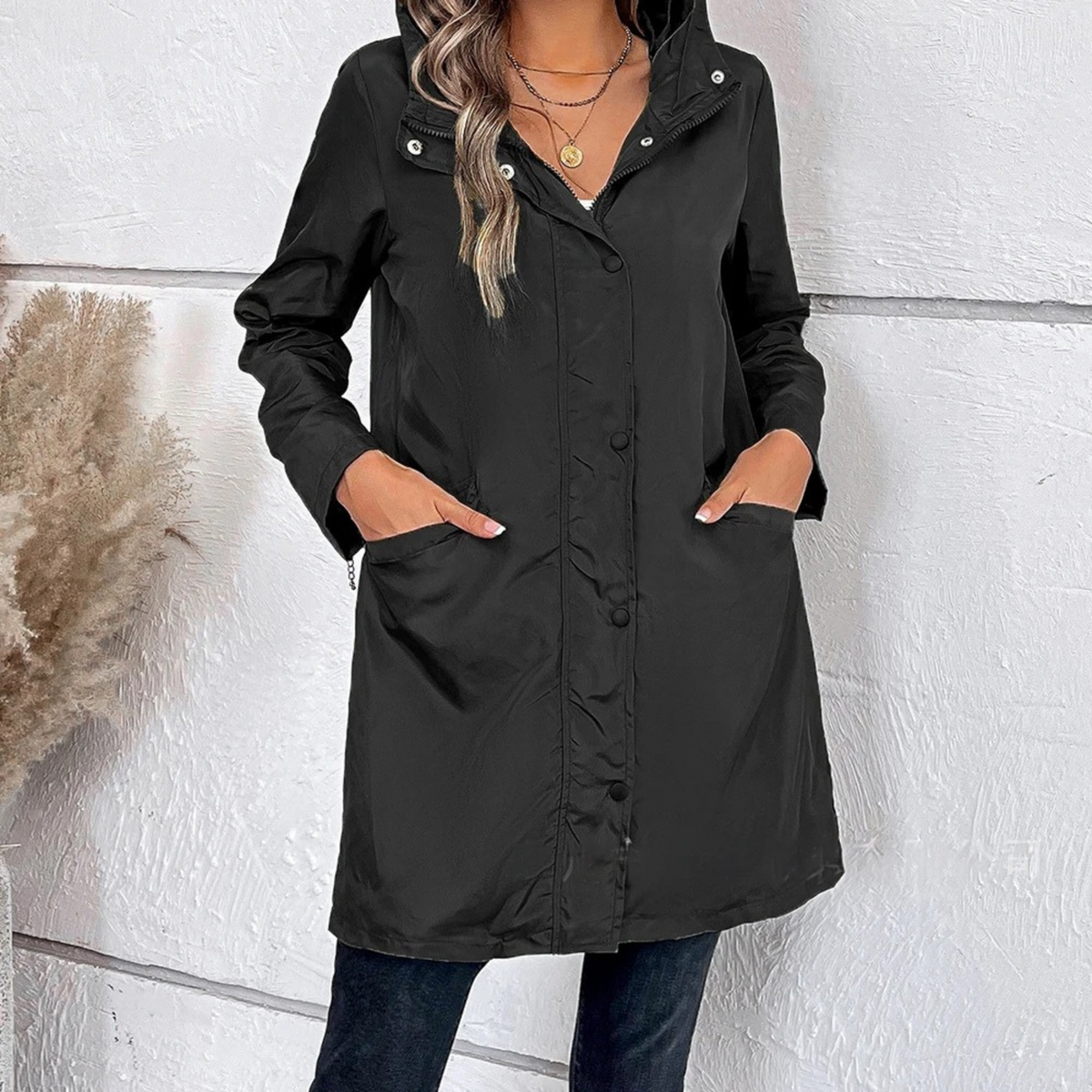 Women's Practical Windproof Jacket with Hood