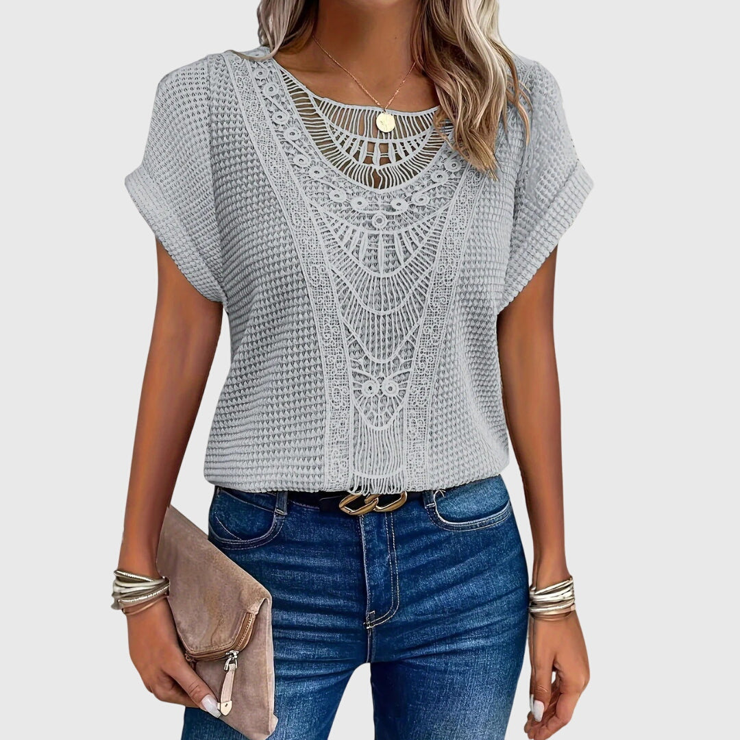 Lily | Elegante Bluse im Ibiza-Stil