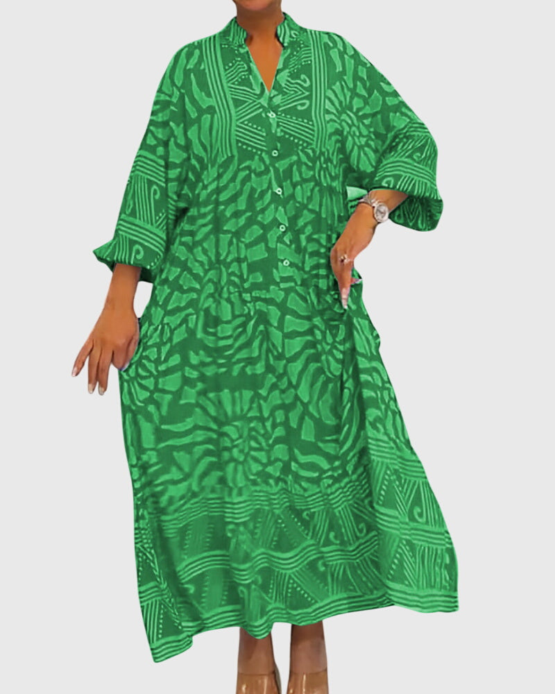 Lily | Maxi Dress With Elegant Print