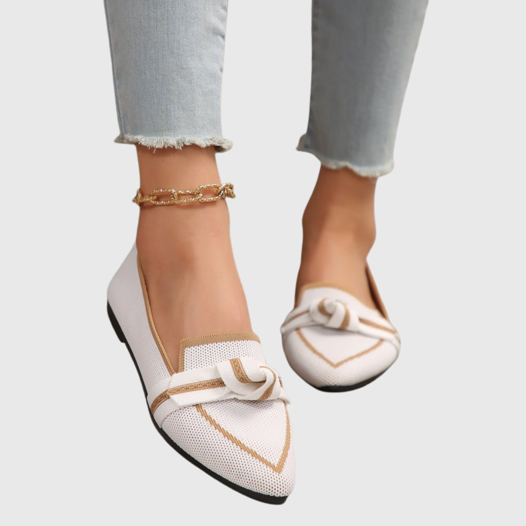 Mirella | Verknotete Bequeme Halbschuhe